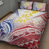 Philippines Tribal Sun Quilt Bed Set Hunting Eagle