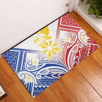Philippines Tribal Sun Rubber Doormat Hunting Eagle