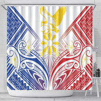 Philippines Tribal Sun Shower Curtain Hunting Eagle LT7 - Polynesian Pride