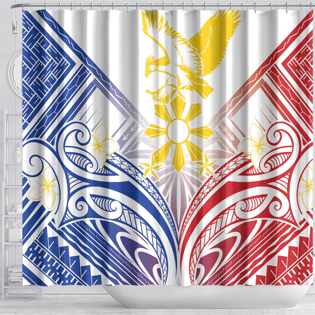 Philippines Tribal Sun Shower Curtain Hunting Eagle LT7 - Polynesian Pride