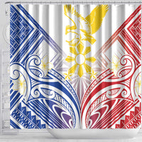 Philippines Tribal Sun Shower Curtain Hunting Eagle LT7 - Polynesian Pride
