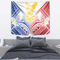 Philippines Tribal Sun Tapestry Hunting Eagle