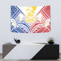 Philippines Tribal Sun Tapestry Hunting Eagle