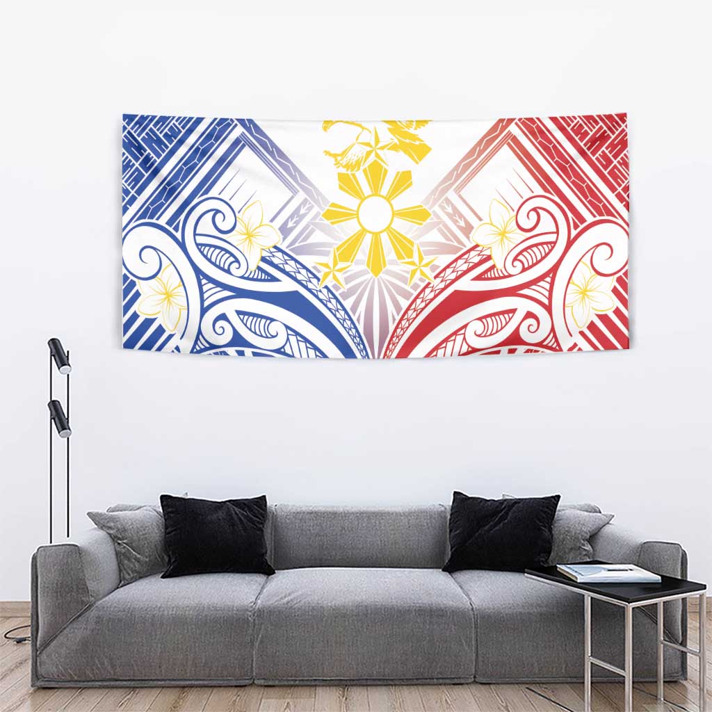 Philippines Tribal Sun Tapestry Hunting Eagle