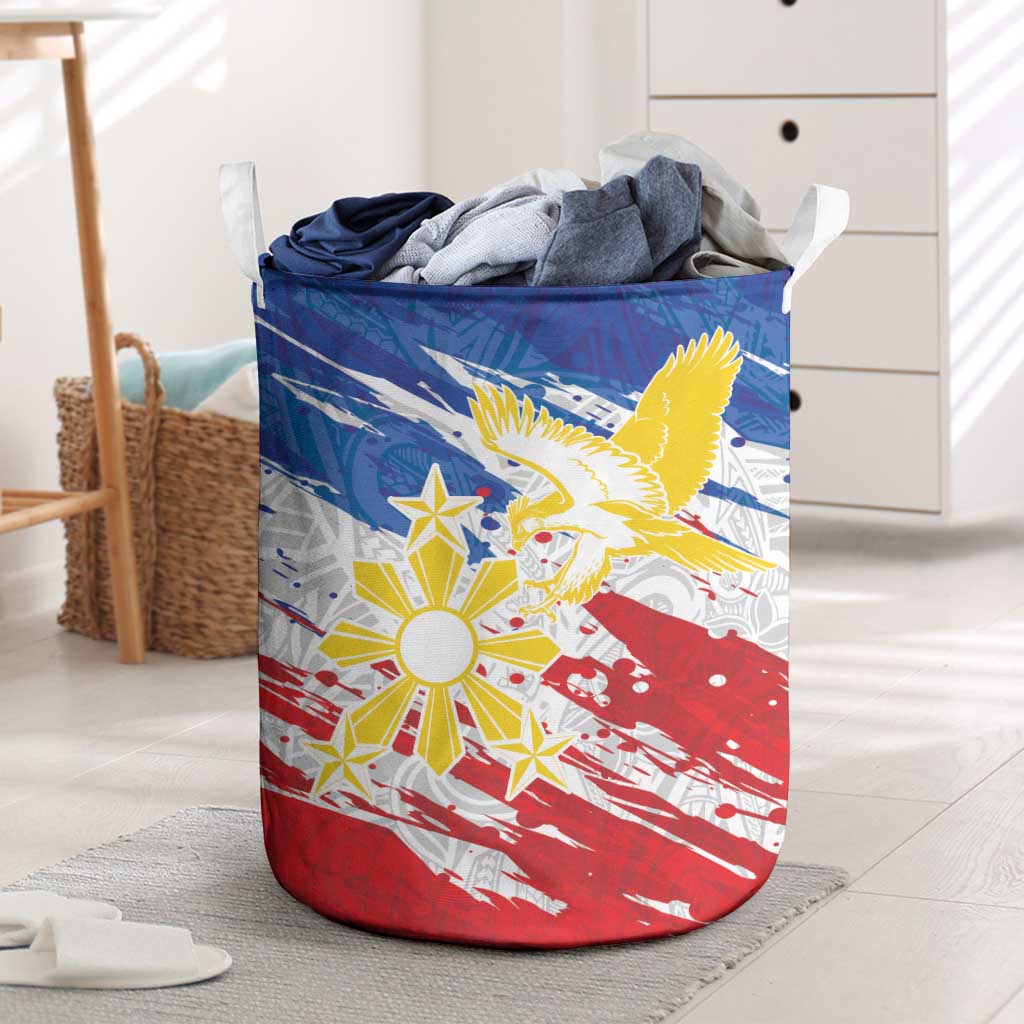 Filipino Sun and Stars Laundry Basket Grunge Vibes