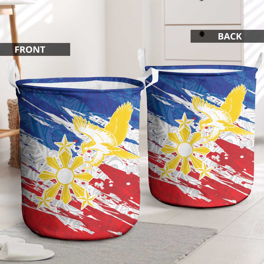 Filipino Sun and Stars Laundry Basket Grunge Vibes