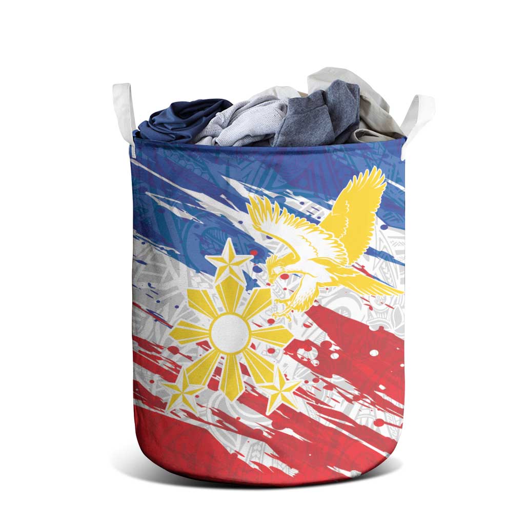 Filipino Sun and Stars Laundry Basket Grunge Vibes