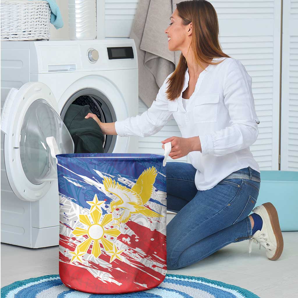 Filipino Sun and Stars Laundry Basket Grunge Vibes