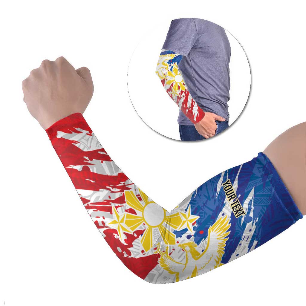 Personalized Filipino Sun and Stars Arm Sleeves Grunge Vibes