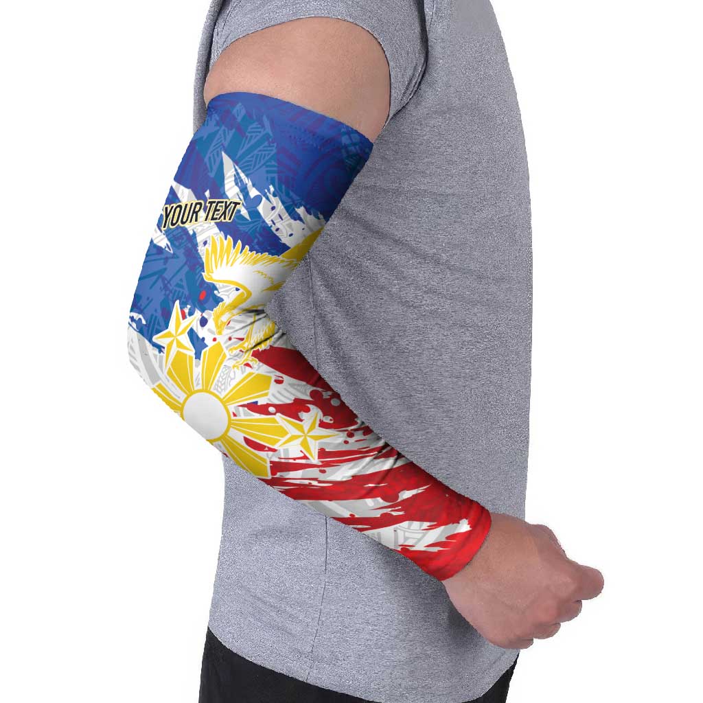 Personalized Filipino Sun and Stars Arm Sleeves Grunge Vibes