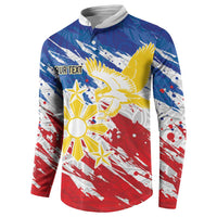 Personalized Filipino Sun and Stars Button Sweatshirt Grunge Vibes