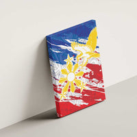 Filipino Sun and Stars Canvas Wall Art Grunge Vibes