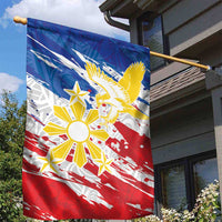 Filipino Sun and Stars Garden Flag Grunge Vibes