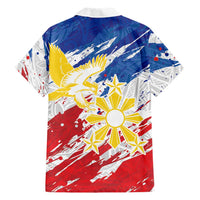 Personalized Filipino Sun and Stars Hawaiian Shirt Grunge Vibes LT7 - Polynesian Pride