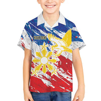 Personalized Filipino Sun and Stars Hawaiian Shirt Grunge Vibes LT7 - Polynesian Pride