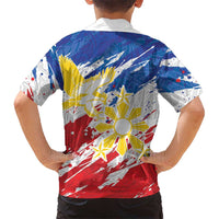 Personalized Filipino Sun and Stars Hawaiian Shirt Grunge Vibes LT7 - Polynesian Pride