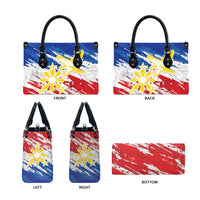 Filipino Sun and Stars Leather Bag Grunge Vibes