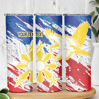 Personalized Filipino Sun and Stars Skinny Tumbler Grunge Vibes LT7 - Polynesian Pride