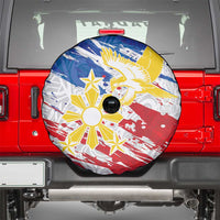 Filipino Sun and Stars Spare Tire Cover Grunge Vibes LT7 - Polynesian Pride