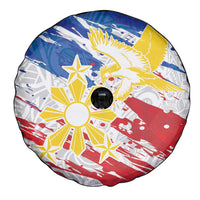 Filipino Sun and Stars Spare Tire Cover Grunge Vibes LT7 - Polynesian Pride