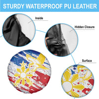 Filipino Sun and Stars Spare Tire Cover Grunge Vibes LT7 - Polynesian Pride