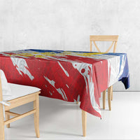 Filipino Sun and Stars Tablecloth Grunge Vibes