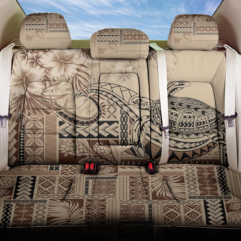 Vaiaso o le Gagana Samoa Back Car Seat Cover Siapo Motif Beige