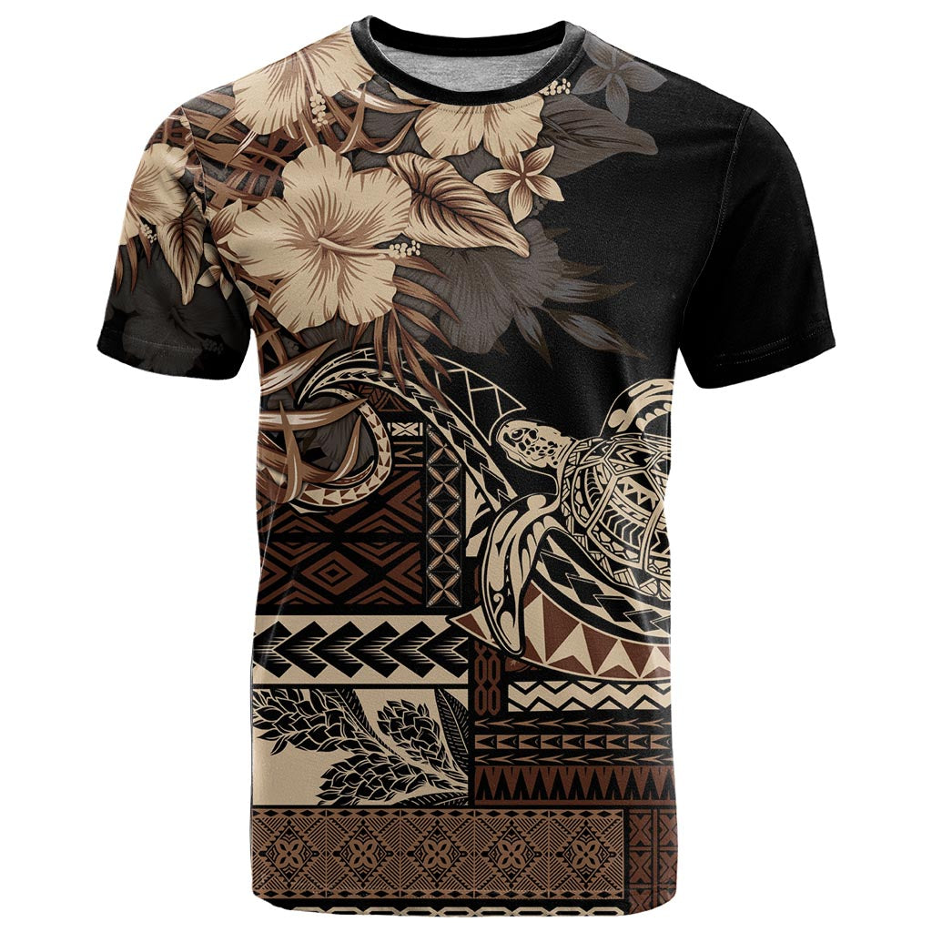 Vaiaso o le Gagana Samoa T Shirt Siapo Motif Black