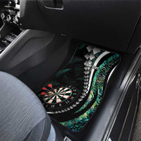 Personalized New Zealand Darts Car Mats Paua Shell Koiri - Manaia LT7 - Polynesian Pride