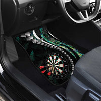 Personalized New Zealand Darts Car Mats Paua Shell Koiri - Manaia LT7 - Polynesian Pride