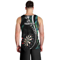 Personalized New Zealand Darts Men Tank Top Paua Shell Koiri - Manaia