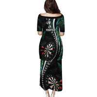 Personalized New Zealand Darts Puletasi Paua Shell Koiri - Manaia