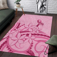 Aotearoa Maori Area Rug Pink Fern Ribbons LT7 Pink - Polynesian Pride