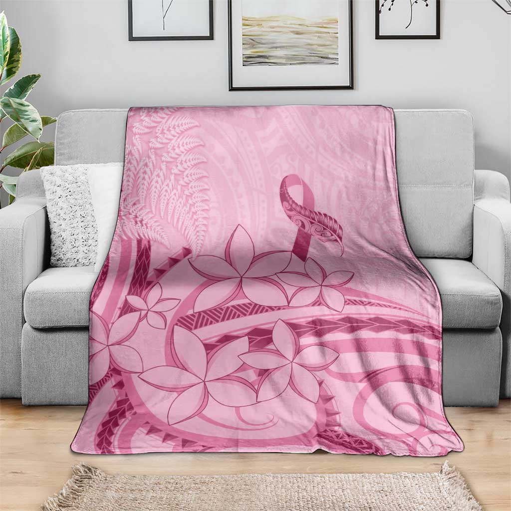 Aotearoa Maori Blanket Pink Fern Ribbons - Polynesian Pride