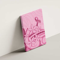 Aotearoa Maori Canvas Wall Art Pink Fern Ribbons - Polynesian Pride