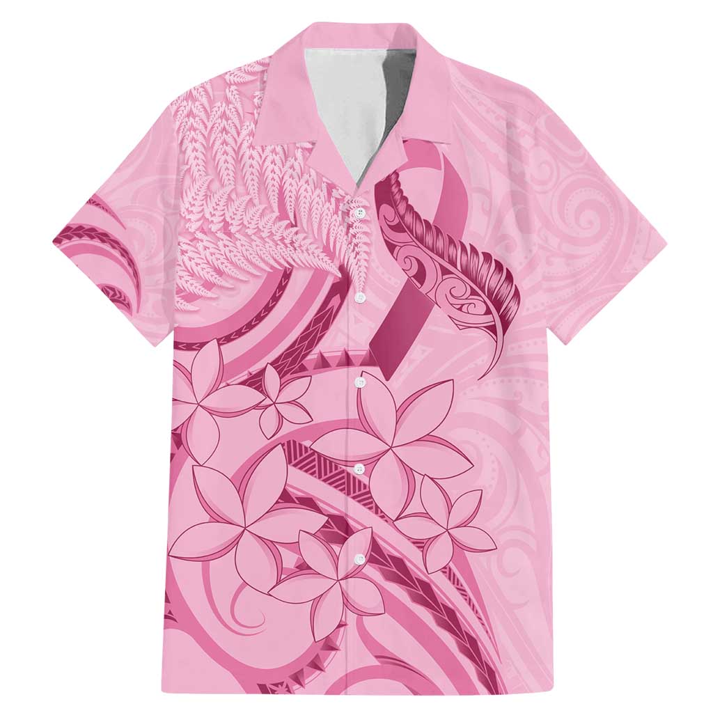 Aotearoa Maori Family Matching Mermaid Dress and Hawaiian Shirt Pink Fern Ribbons - Polynesian Pride