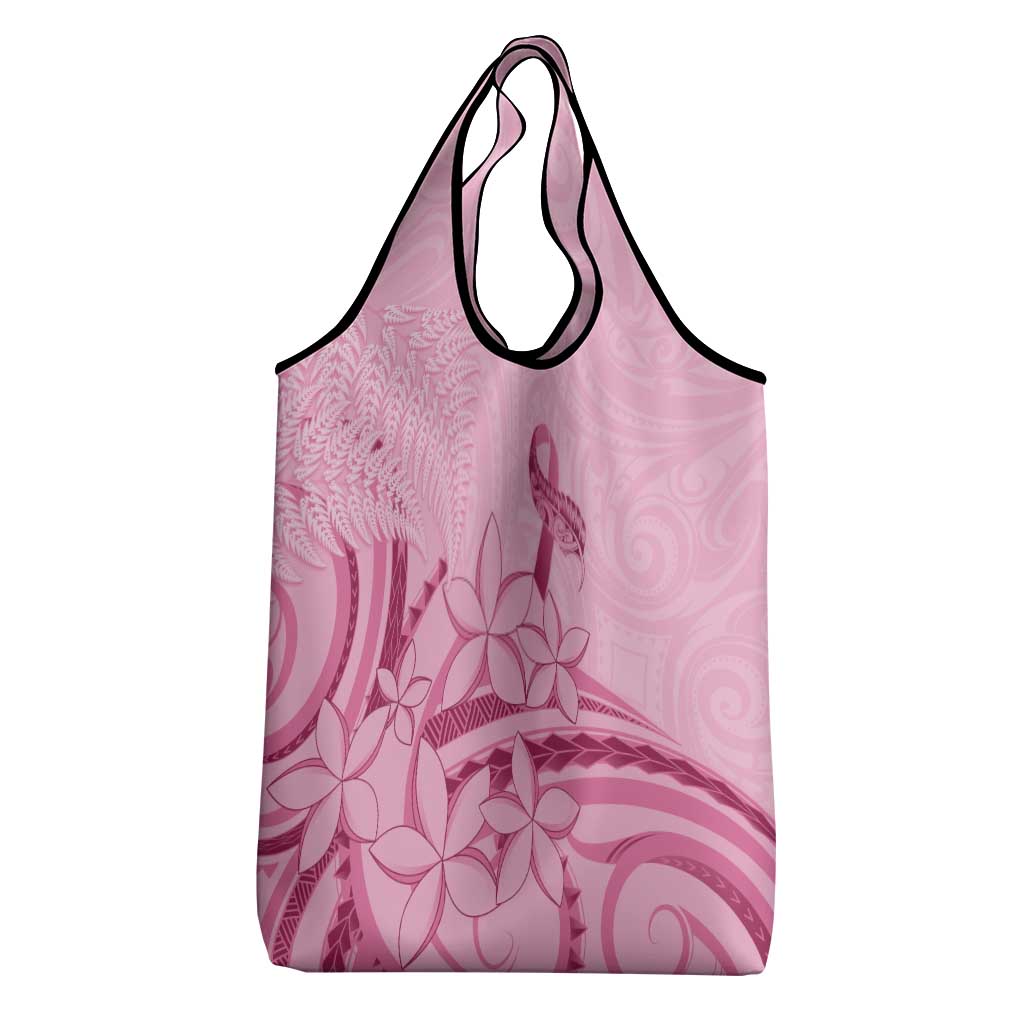 Aotearoa Maori Grocery Bag Pink Fern Ribbons LT7 - Polynesian Pride