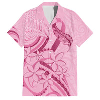 Aotearoa Maori Hawaiian Shirt Pink Fern Ribbons - Polynesian Pride