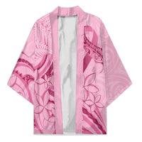 Aotearoa Maori Kimono Pink Fern Ribbons LT7 Unisex Pink - Polynesian Pride