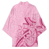 Aotearoa Maori Kimono Pink Fern Ribbons LT7 - Polynesian Pride