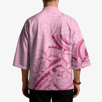 Aotearoa Maori Kimono Pink Fern Ribbons LT7 - Polynesian Pride
