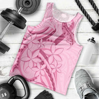 Aotearoa Maori Men Tank Top Pink Fern Ribbons - Polynesian Pride