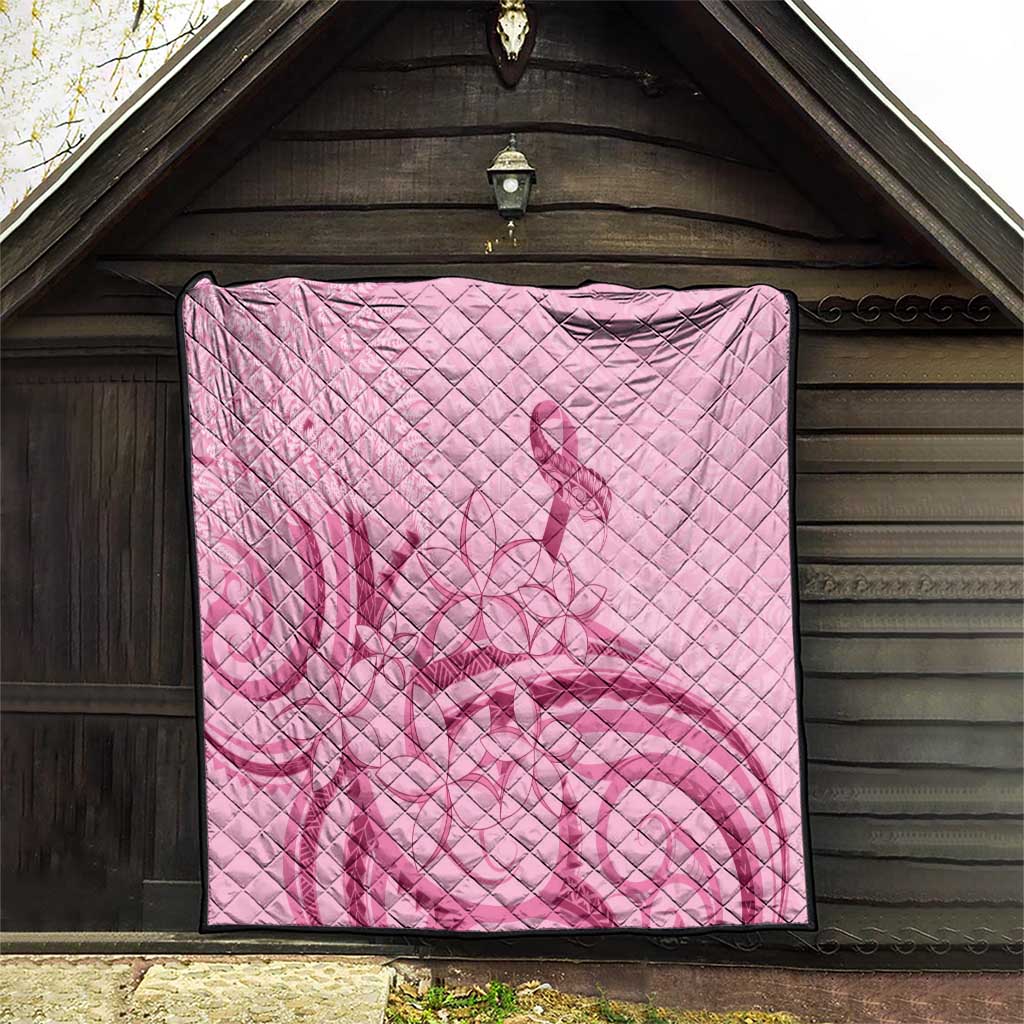 Aotearoa Maori Quilt Pink Fern Ribbons LT7 - Polynesian Pride