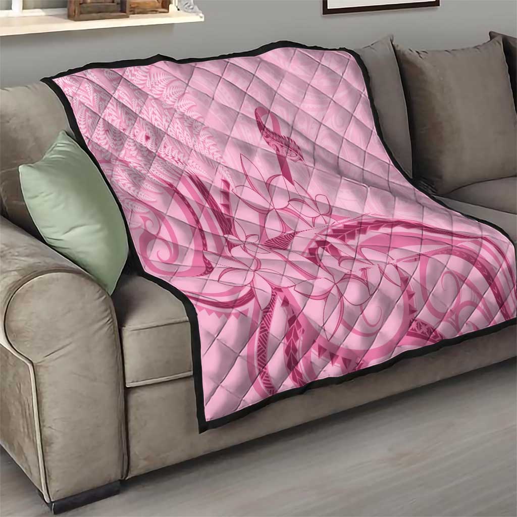 Aotearoa Maori Quilt Pink Fern Ribbons LT7 - Polynesian Pride