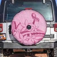 Aotearoa Maori Spare Tire Cover Pink Fern Ribbons - Polynesian Pride