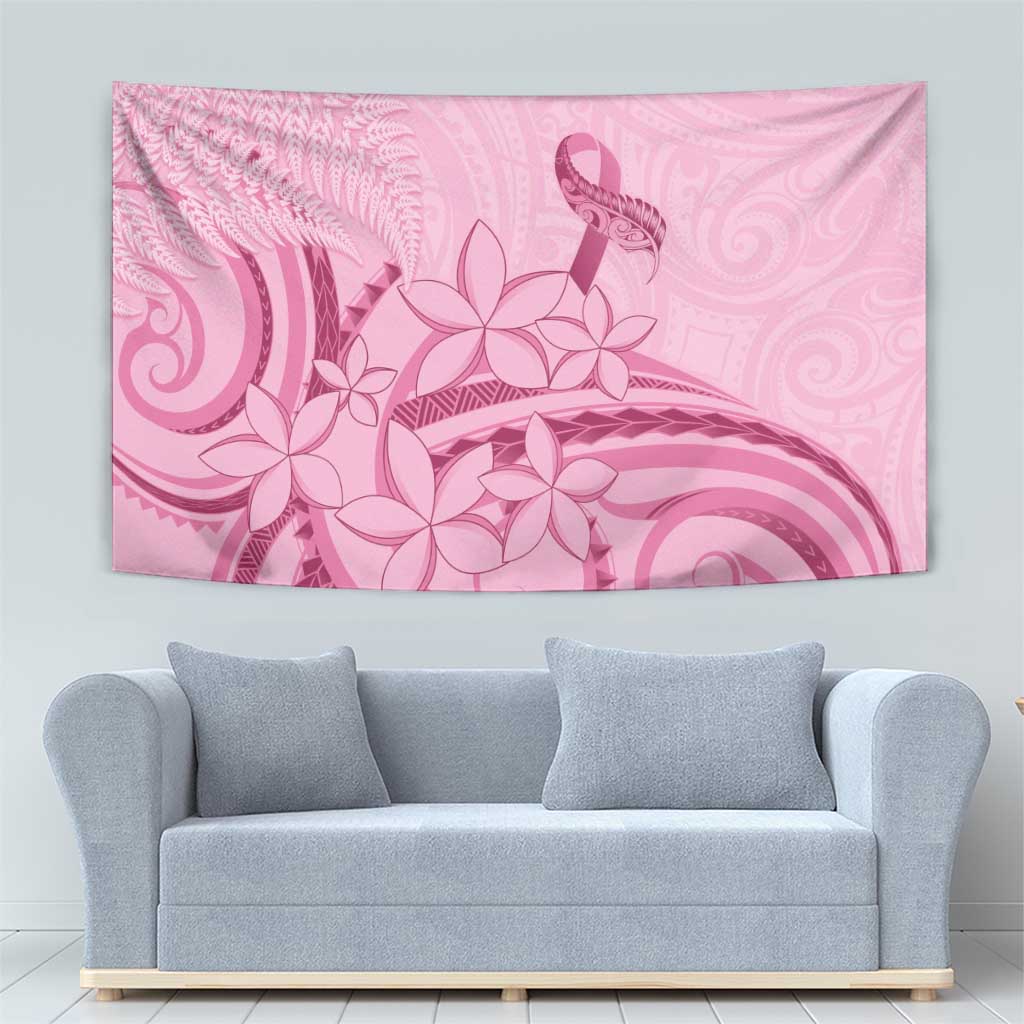 Aotearoa Maori Tapestry Pink Fern Ribbons LT7 - Polynesian Pride
