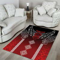 Aotearoa Maori Iwi Heritage Area Rug Ngapuhi Kokowai LT7 - Polynesian Pride