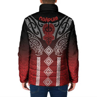 Aotearoa Maori Iwi Heritage Padded Jacket Ngapuhi Kokowai LT7 - Polynesian Pride
