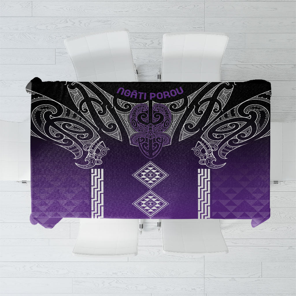 Aotearoa Maori Iwi Heritage Tablecloth Ngati Porou Waiporoporo