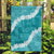 Hawaii Aloha Garden Flag Teal Quilt Patch Work Mix Plumeria Lei